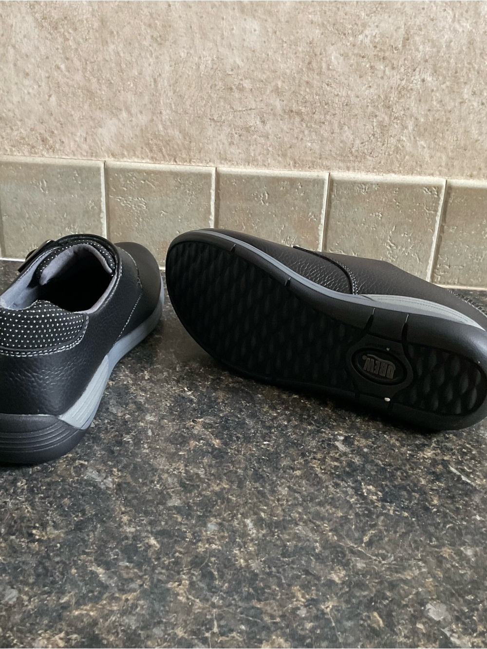 DREW Tempo Black Slip-On shoes with Buckle Strap - Picture 6 of 8